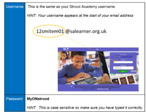 MyON Log on example
