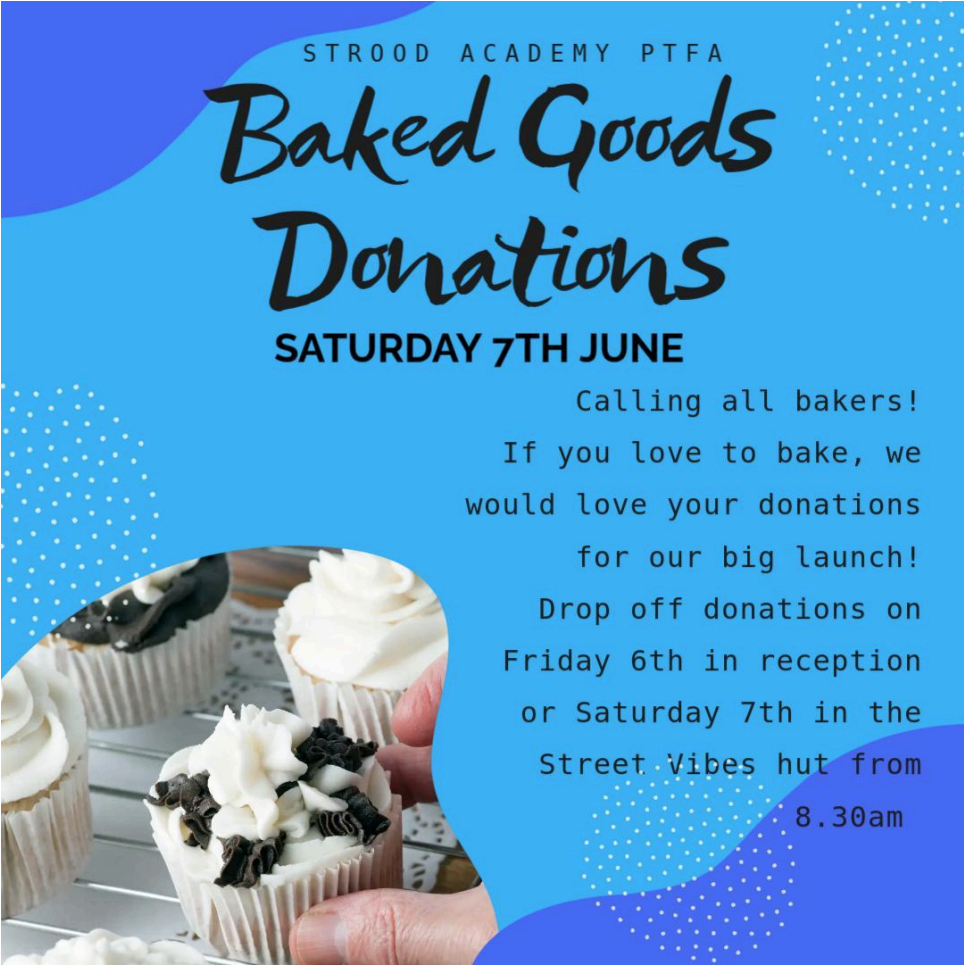 Baked Goods Donations poster